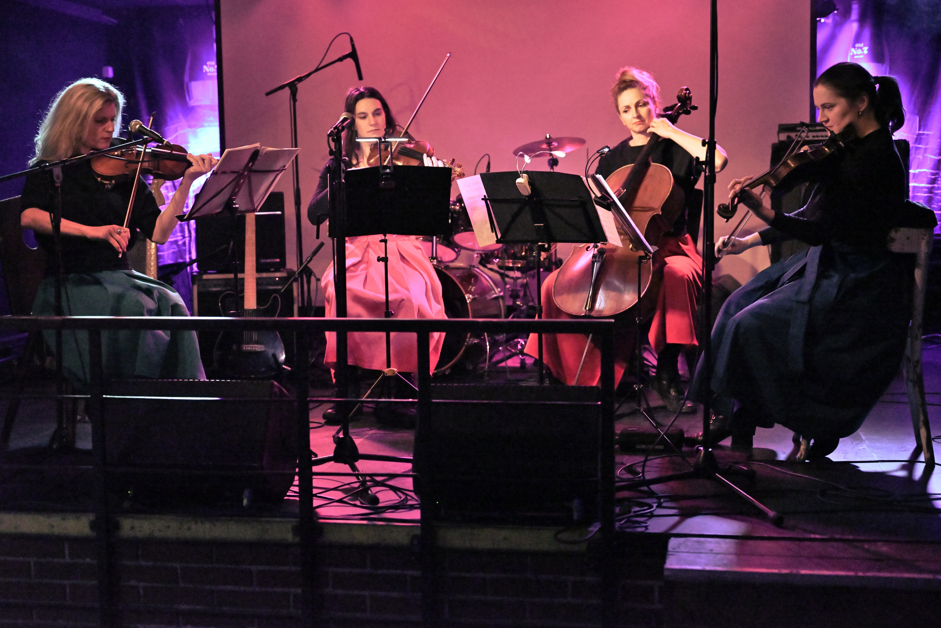 Kvarteto Gadrew Way při vystoupení